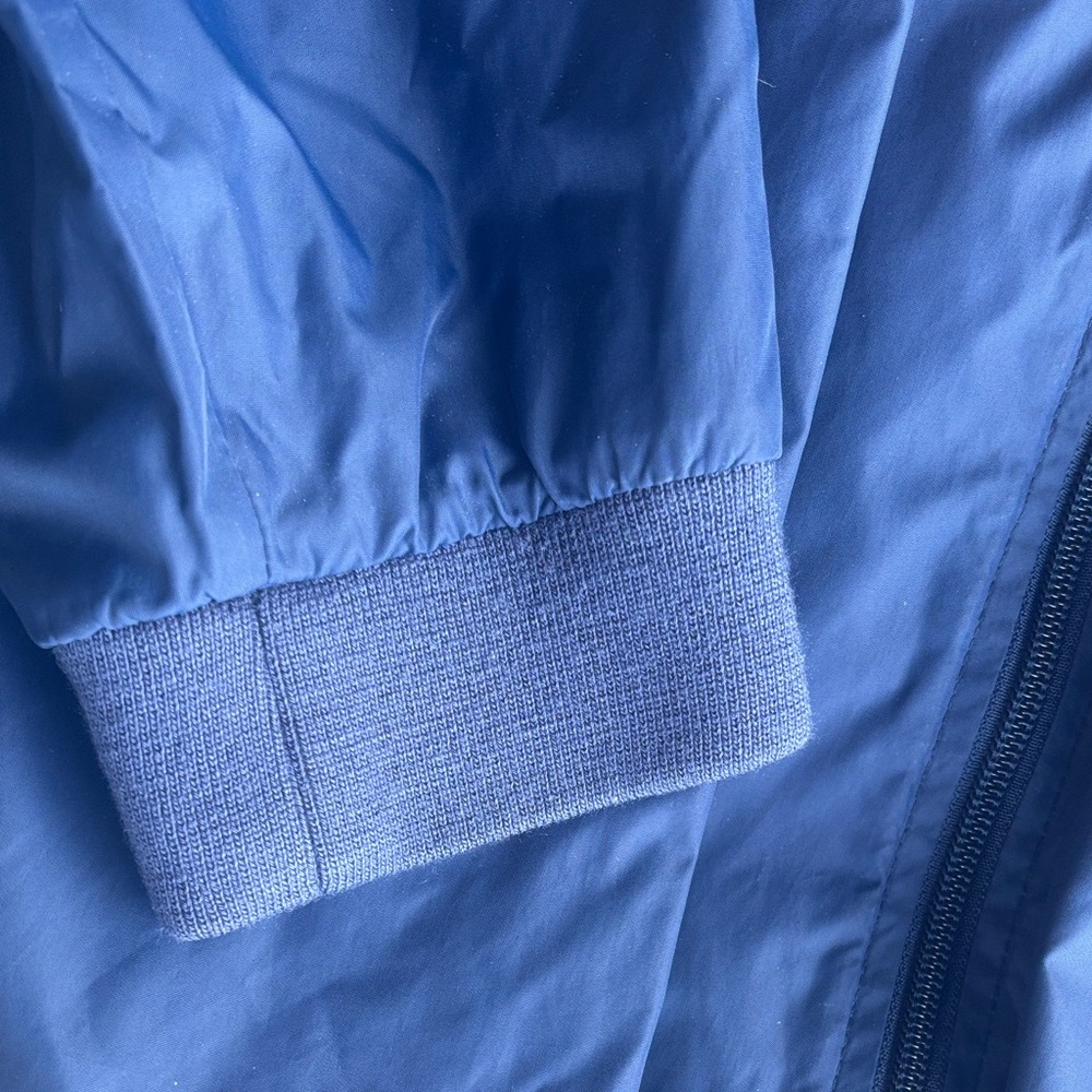 Vtg NIKE NC A&T AGGIES Yellow and Blue Windbreaker Jacket, Size XXL - Picture 3 of 12